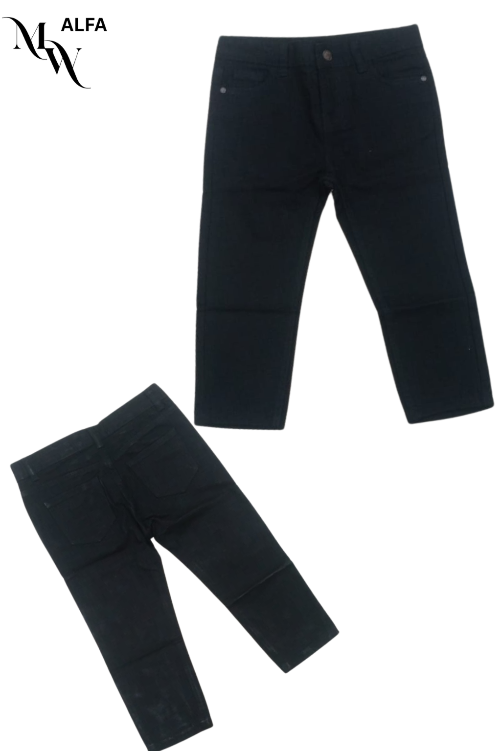 Classic Deep Black Jeans